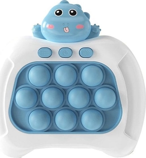 Picture of Woopie Gra POP IT Elektryczna Antystresowa Zrcznociowa Dinozaur Niebieski