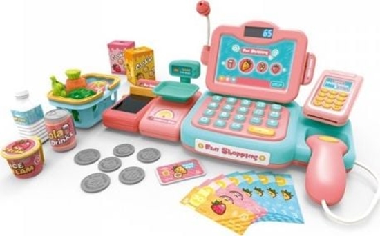 Picture of Woopie Kasa Sklepowa Dla Dzieci Skaner Waga Mikrofon + 24 Akc.