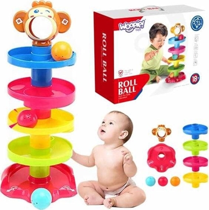 Picture of Woopie Kulodrom Tor Kulkowy Zestaw Spirala + 3 Kulki