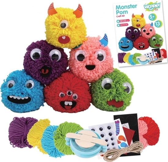 Picture of Woopie WOOPIE ART&FUN Zestaw Kreatywny Zrób Potworka Monster Pom