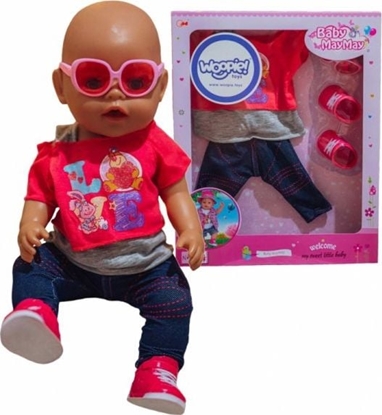 Picture of Woopie WOOPIE Modne Ubranko dla Lalki LOVE Okulary Buciki 43-46 cm