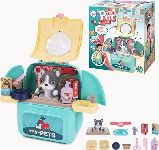 Picture of Woopie WOOPIE Pies Przenosny Zestaw Pielgnacyjny 2w1 w Plecaku Transporter