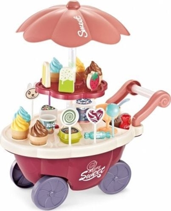 Picture of Woopie WOOPIE Sklep Wózek z Lodami Sodyczami Dwik wiato + 36 Akc