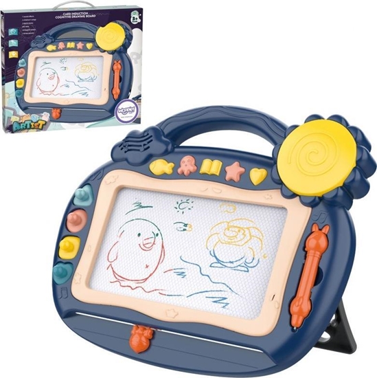 Изображение Woopie WOOPIE Znikopis Tablica Magnetyczna Kolorowa Stempelki