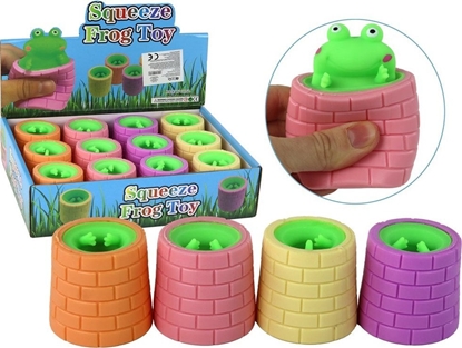 Picture of Zabawka Antystresowa Zielona abka Wyskakujca z Beczki