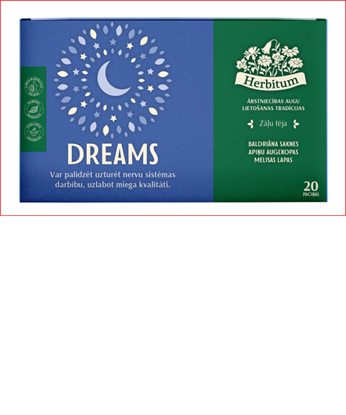 Attēls no Zāļu tēja HERBITUM Dreams, 1.5gx20gab