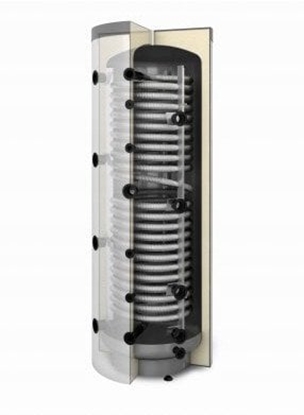 Attēls no Zbiornik akumulacyjny warstwowy 1000L Multi Inox, w/inox do c.w.u., rozbieralne ocieplenie, skay