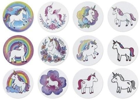 Изображение Zdesign Naklejki papierowe na tamie Jednoroce 500szt