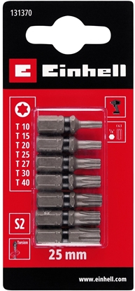 Picture of ZESTAW 7 BITÓW SKRTNYCH TORX S2