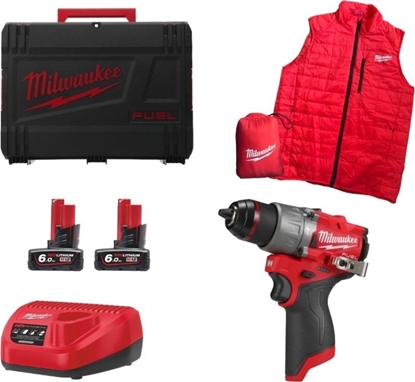 Изображение Zestaw elektronarzdzi Milwaukee 6-elementowy (M12 FPD2MC-602X)