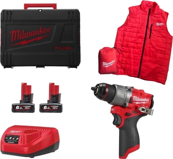 Изображение Zestaw elektronarzdzi Milwaukee 6-elementowy (M12 FPD2MC-602X)