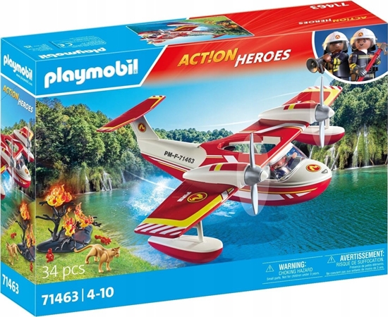 Picture of Playmobil Playmobil Action Heroes 71463 Samolot stray poarnej z funkcj gaszenia poaru