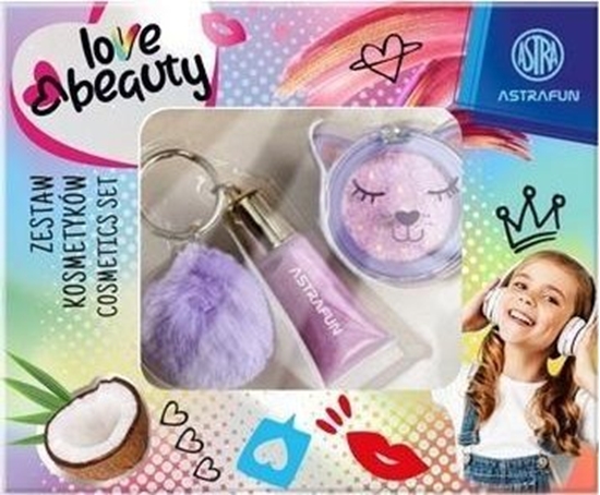 Изображение Zestaw kosmetyków i gadetów 3el kokos ASTRAFUN
