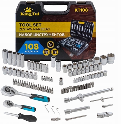 Picture of Zestaw narzdzi 108el. 1/4", 1/2" (6-ktnych) (4-32mm)