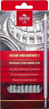 Attēls no Zestaw oówkówi grafitowych 1860 12szt