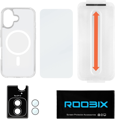 Attēls no Zestaw Roobix 3w1 Combo do iPhone 17 (etui MagSafe + szko + ochrona obiektywu)