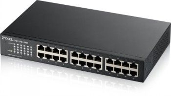 Picture of ZYXEL GS1100-24E 24 PORT GIGABIT UNMANAGED SWITCH V3 (5Y WARRANTY)