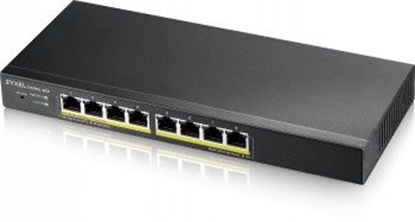 Attēls no ZYXEL GS1915-8EP, 8-PORT GBE POE SMART HYBRID MODE SWITCH, STANDALONE OR NEBULAFLEX CLOUD, 60 WATT 802.3AT, DESKTOP, FANLESS (5Y WARRANTY)