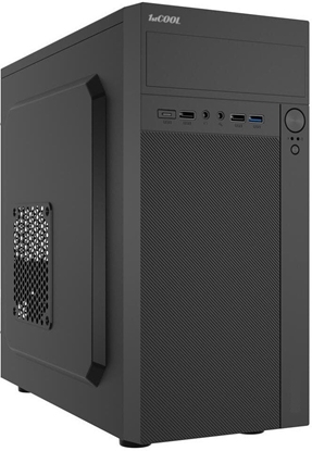 Attēls no 1stCOOL skí STEP Premium, micro tower, AU, USB 3.0, USB-C, 1x 120mm + 1x 80mm Fan, erná