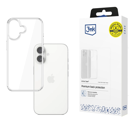 Изображение 3mk Armor Case for Apple iPhone 17 - transparent