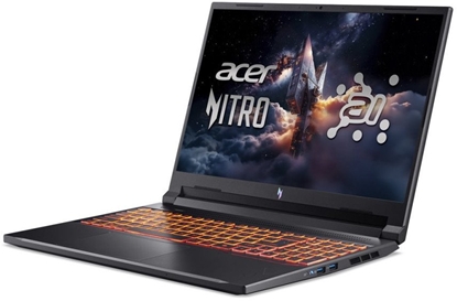 Picture of Acer | Nitro V 16 AI ANV16-42-R1PE | Shale Black | 16 " | IPS | WUXGA | 1920 x 1200 pixels | AMD Ryzen 5 | 240 | 16 GB | DDR5 | Solid-state drive capacity 512 GB | NVIDIA GeForce RTX 5050 | GDDR7 | 8 GB | Windows 11 Home | 802.11ax | Bluetooth version