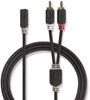 Picture of Adapteris Nedis 3.5mm F - 2x RCA M 0.2m