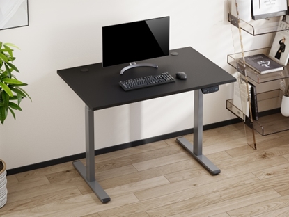 Picture of Adjustable Height Table Up Up Bjorn Gray, Table top M Black