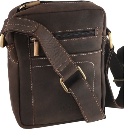 Attēls no Always Wild Kompaktowa, skórzana listonoszka mska z wieloma kieszonkami Always Wild Nie dotyczy