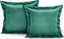 Attēls no AmeliaHome CUS/AH/VELVET/D.GREEN/SIDE/45X45*2