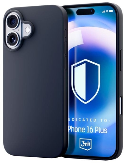 Picture of Apple iPhone 16 Plus - 3mk Hardy Silicone MagCase Graphite