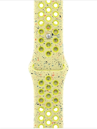 Attēls no Apple Pasek sportowy Nike w kolorze promiennym zielonoótym do koperty 42 mm  rozmiar S/M