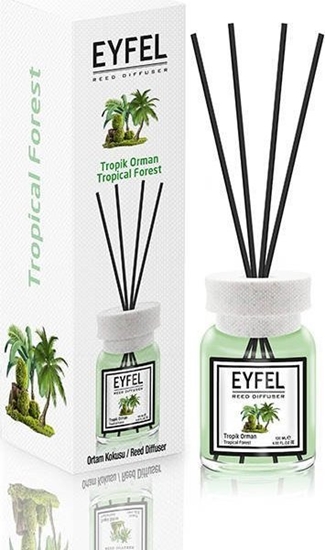 Изображение ART.ROZNE EYFEL Dyfuzor zapachowy z patyczkami - Las Tropikalny 110ml