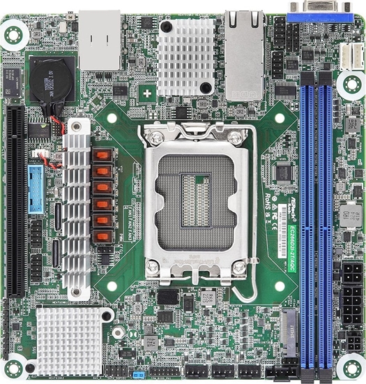 Изображение ASRock ASRock Mainboard EC266D2I-2T/AQC mini-ITX Sockel 1700 DDR5-only Single