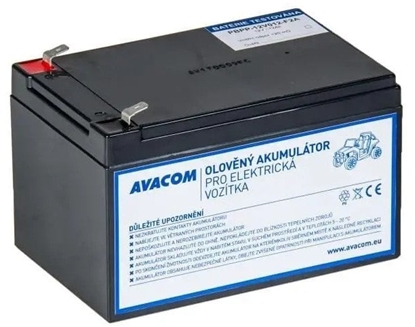 Attēls no Avacom Avacom akumulator kwasowo-oowiowy F2 dla Peg Pérego 12V, 12Ah, PBPP-12V012-F2A