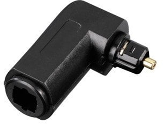 Picture of Avinity Audio Optical Fibre ODT Toslink 90 degrees apzeltiti kontakti melna - Adapteris 00127091 (4047443254566)