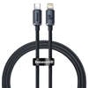 Picture of Baseus Baseus CAJY000301 Lightning - USB-C PD QC cable 20W 480Mb/s 2m - black