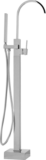 Изображение Bateria wannowa Beliani Ribbon wolnostojce stal nierdzewna (25692)