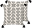 Attēls no Beliani 2 baweniane poduszki dekoracyjne w geometryczny wzór 45 x 45 cm biao-czarne MAYS!