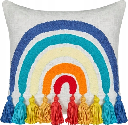 Attēls no Beliani Baweniana poduszka dekoracyjna motyw tczy 45 x 45 cm wielokolorowa DORSTENIA