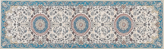 Picture of Beliani Dywan 60 x 200 cm beowo-niebieski GORDES