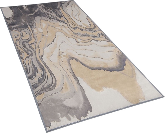 Picture of Beliani Dywan 80 x 150 cm beowo-niebieski GEBZE