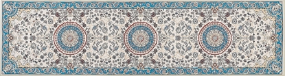 Attēls no Beliani Dywan 80 x 300 cm beowo-niebieski GORDES