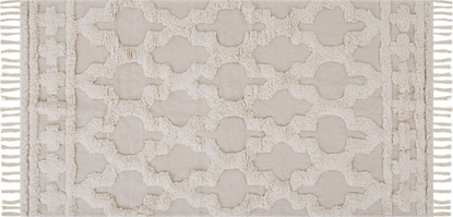 Attēls no Beliani Dywan baweniany 80 x 150 cm beowy SULUOVA!