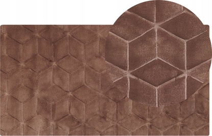 Attēls no Beliani Dywan sztuczne futro królika 80 x 150 cm brzowy THATTA