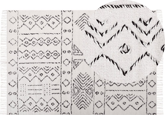 Picture of Beliani Dywan weniany 160 x 230 cm biao-czarny ALKENT Bel