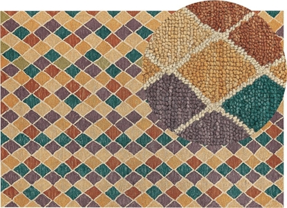 Attēls no Beliani Dywan weniany 160 x 230 cm wielokolorowy KESKIN!