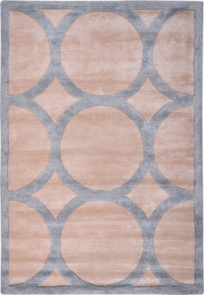 Attēls no Beliani Dywan z wiskozy 160 x 230 cm beowo-szary MALAN