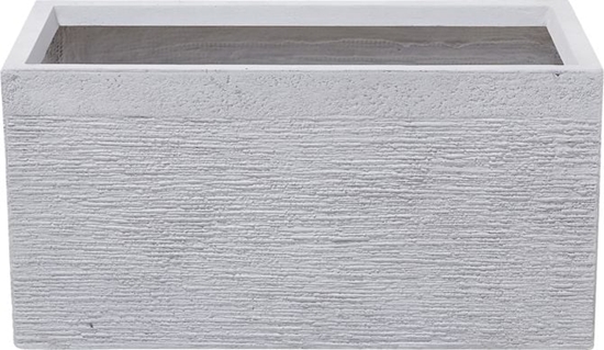 Picture of Beliani Doniczka 60 x 29 x 30 cm biaa MYRA