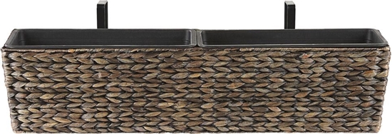 Picture of Beliani Doniczka 80 x 20 x 18 cm brzowa KAWALA