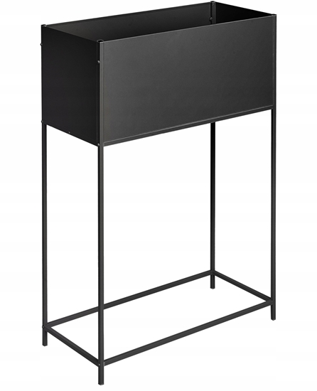 Picture of Beliani Doniczka na nókach TAPIEN Metal 70 cm Czarny